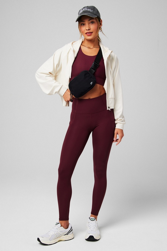 Cold Weather Full-Zip Cropped Hoodie - Fabletics
