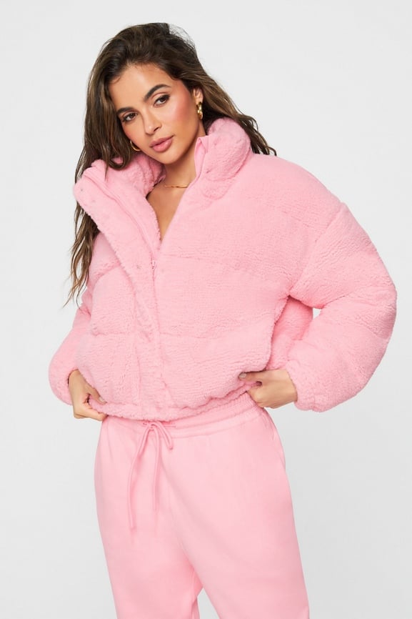 新品未使用 THEREDTHREAD fur jacket short ピンク S fur jacket short theredthread pink - メルカリ