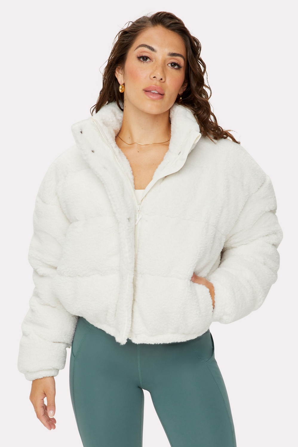 Teddy Puffer Jacket
