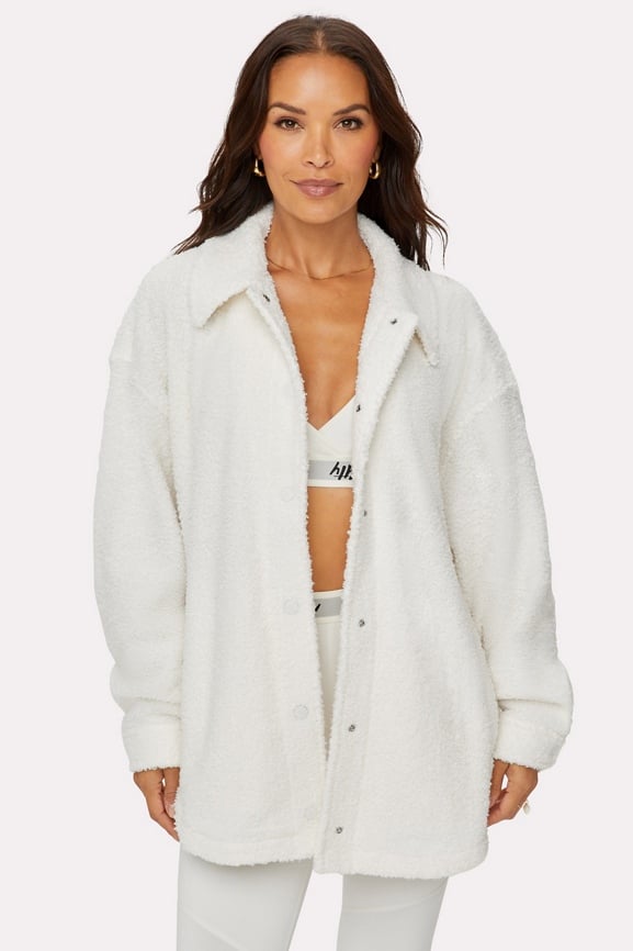 ジャケット・アウター 20AW SUGARHILL EMBROIDARY TEDDY JACKET 2 MAMA Before & After Babywearing teddy jacket - Beige