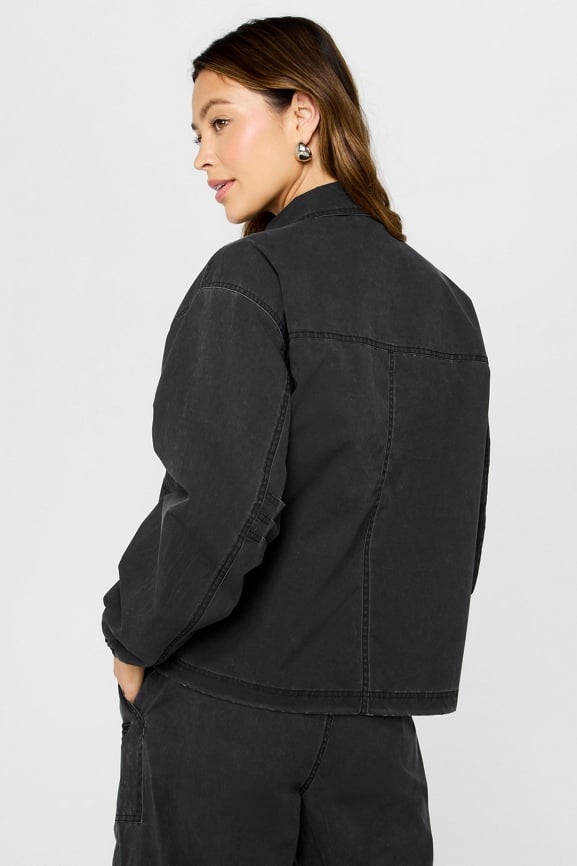 Utility Twill Cargo Jacket