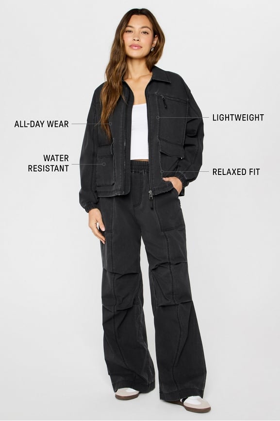 Utility Twill Cargo Jacket