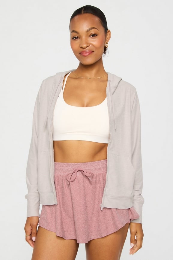 Cloud Jersey Full Zip Hoodie