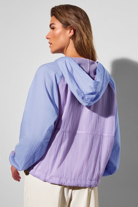 Ripstop Pullover Hooded Windbreaker