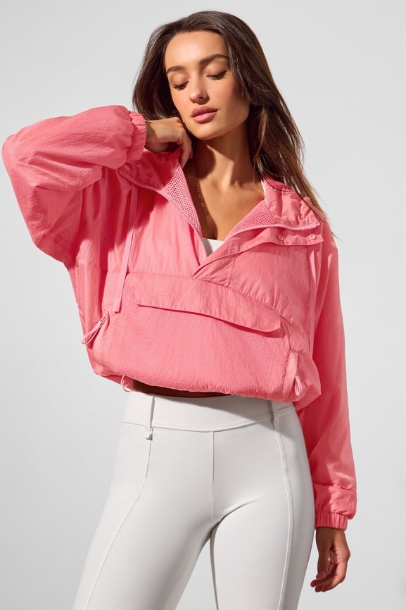 Ripstop Pullover Hooded Windbreaker