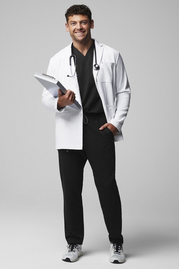 Doctor White Jacket Short Fashioned New Medical Short Lab Coat