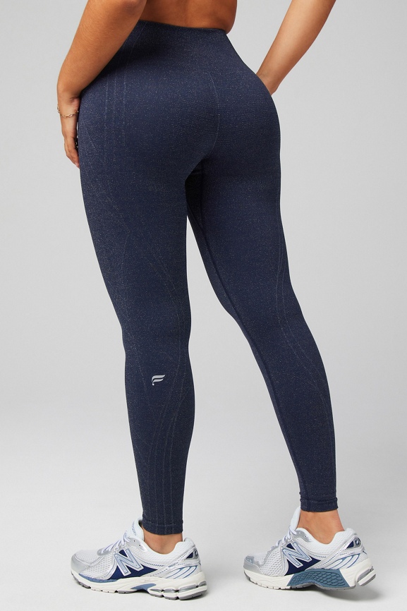 Ribbed Legging Navy Gymshark Leggings Seamless High-Waisted