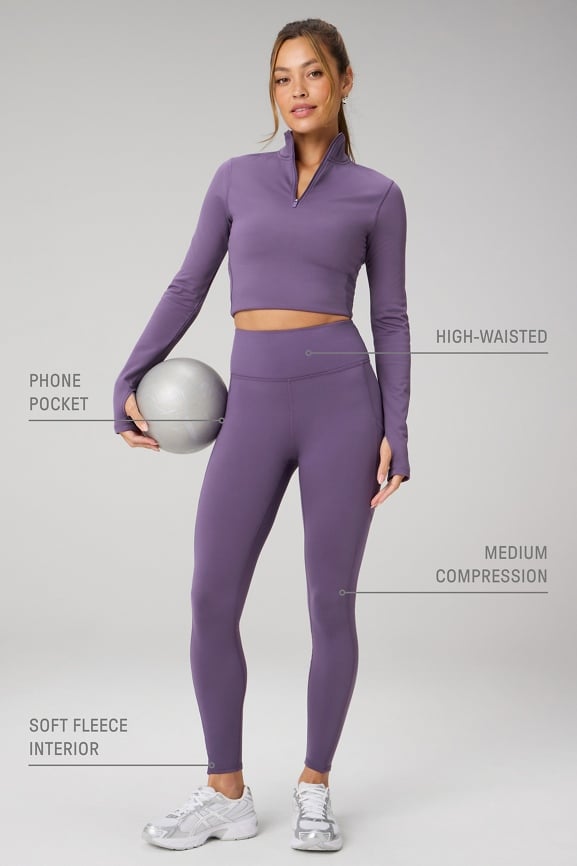 Cold Weather High-Waisted Pocket Legging