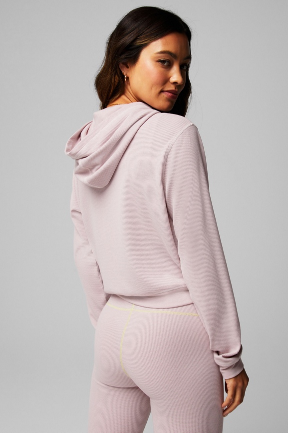 Zip-Up Waffle Hoodie - Fabletics
