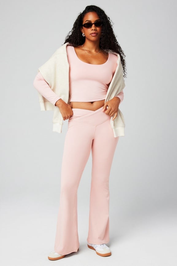 Oasis Twist Built-In Bra Long-Sleeve Top