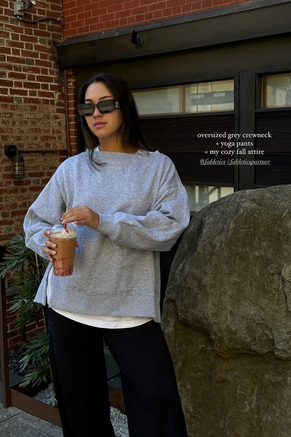 Cozy Fleece Oversized Sweatshirt - Fabletics