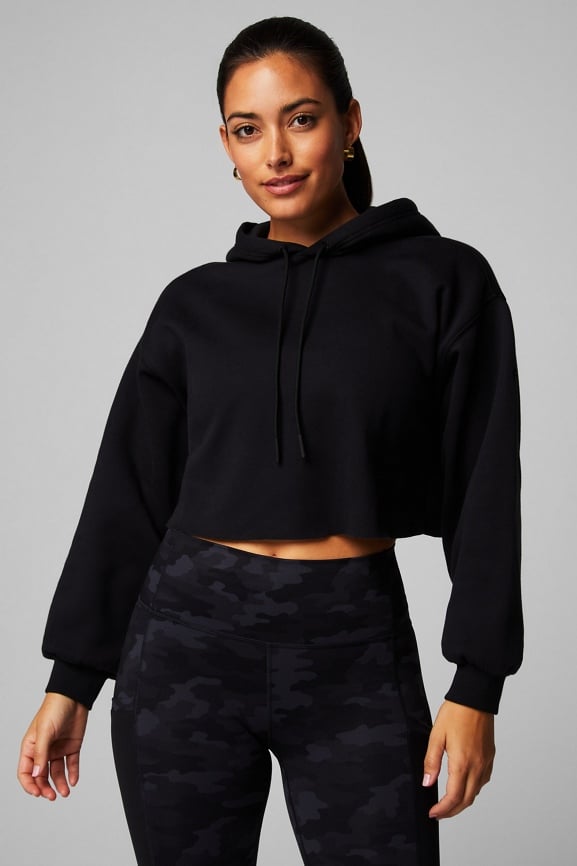 Cozy Fleece Cropped Hoodie - Fabletics