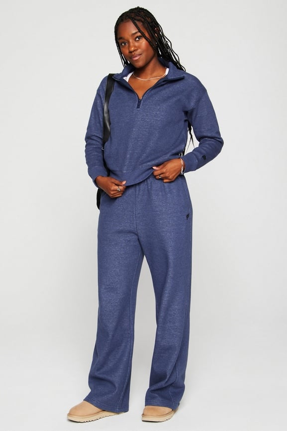 Cozy Fleece Half Zip Sweatshirt