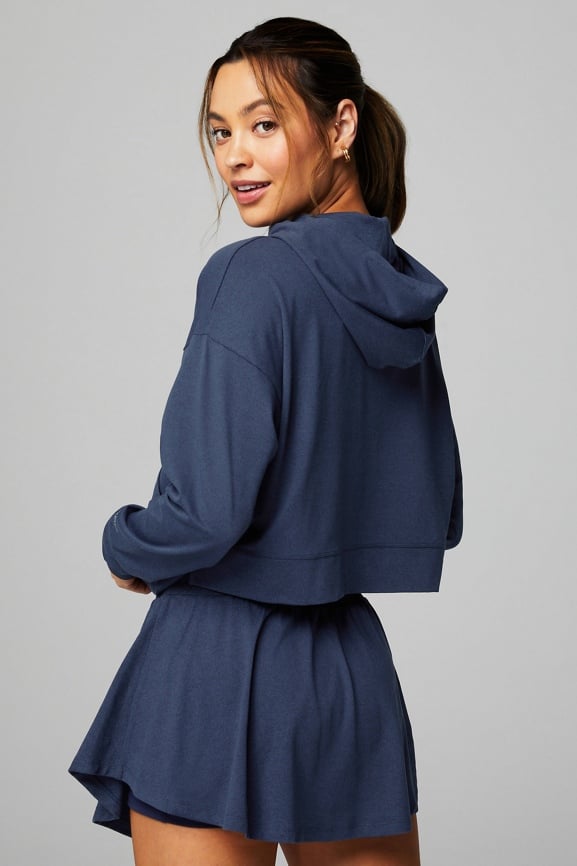 Cloud Jersey Cropped Hoodie