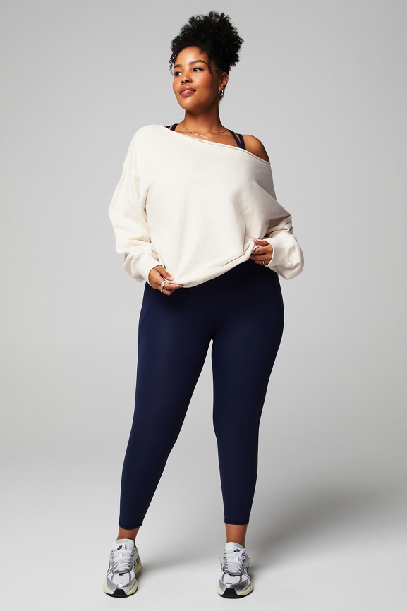 Year Round Terry Off Shoulder Sweatshirt