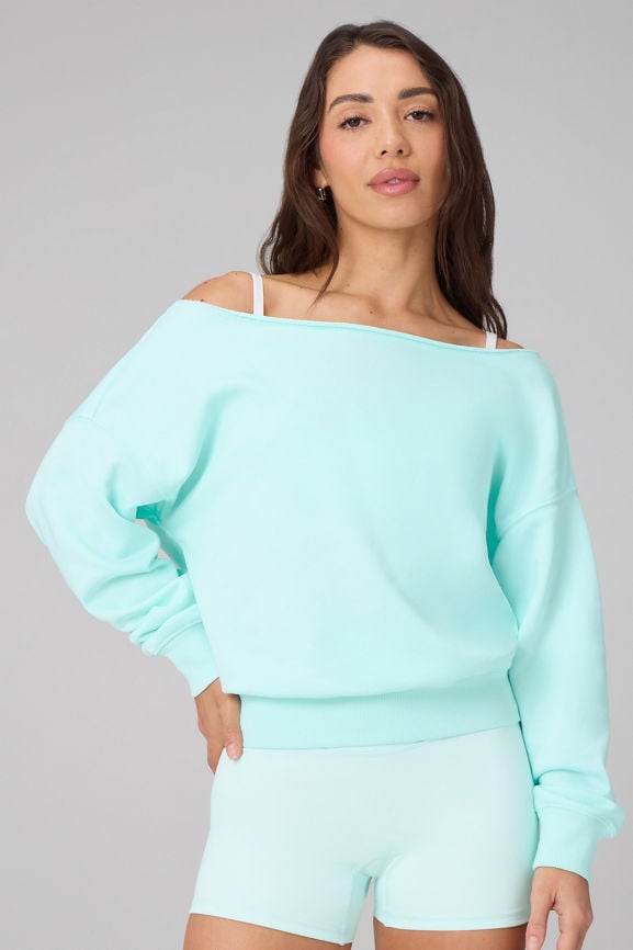 Year Round Terry Off Shoulder Sweatshirt - Fabletics