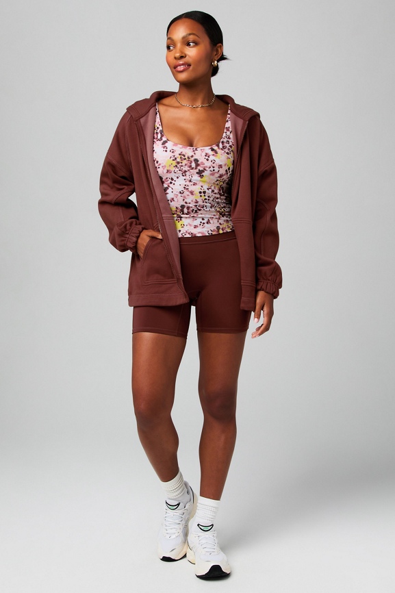 Cozy Fleece Oversized Full-Zip Hoodie - Fabletics