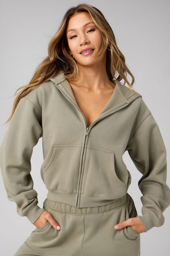 Cozy Fleece Full Zip Hoodie - Fabletics