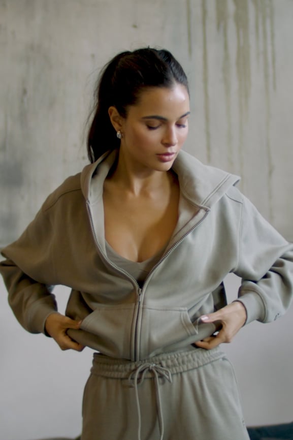 Cozy Fleece Full Zip Hoodie - Fabletics
