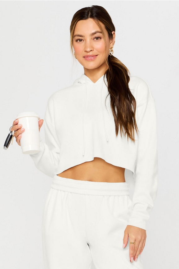 Cozy Fleece Everyday Cropped Hoodie - Fabletics