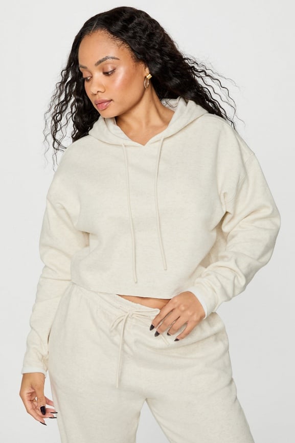 Cozy Fleece Everyday Cropped Hoodie - Fabletics