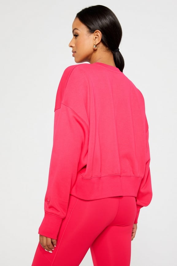 Year Round Terry Crew Neck Sweatshirt