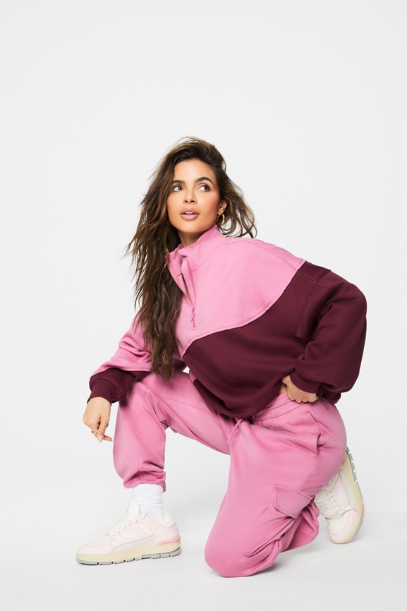 Cozy Fleece Half-Zip Sweatshirt - Fabletics