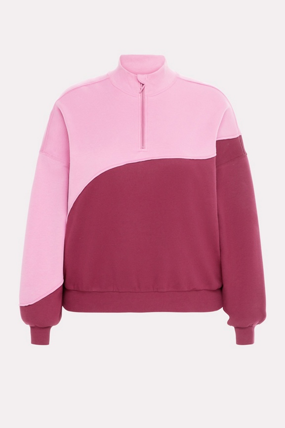 Cozy Fleece Half-Zip Sweatshirt - Fabletics