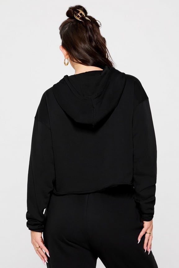 Year Round Terry Cropped Hoodie
