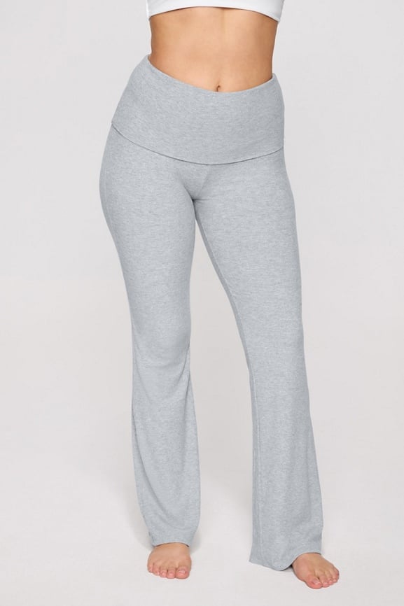 Soft Rib Foldover Pant