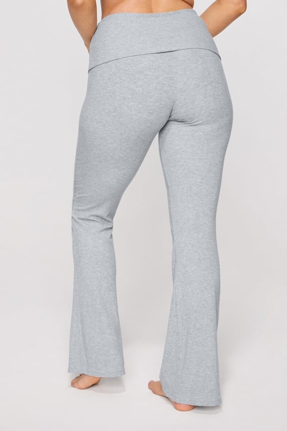 Soft Rib Foldover Pant