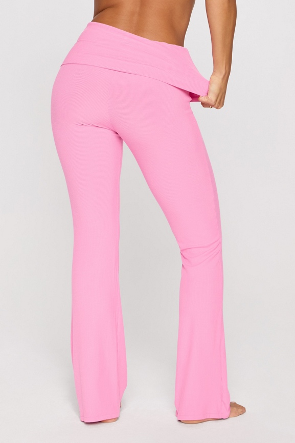 Soft Rib Foldover Pant