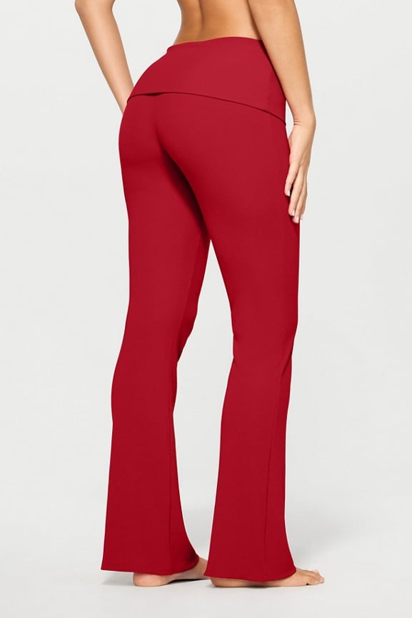 Soft Rib Foldover Pant