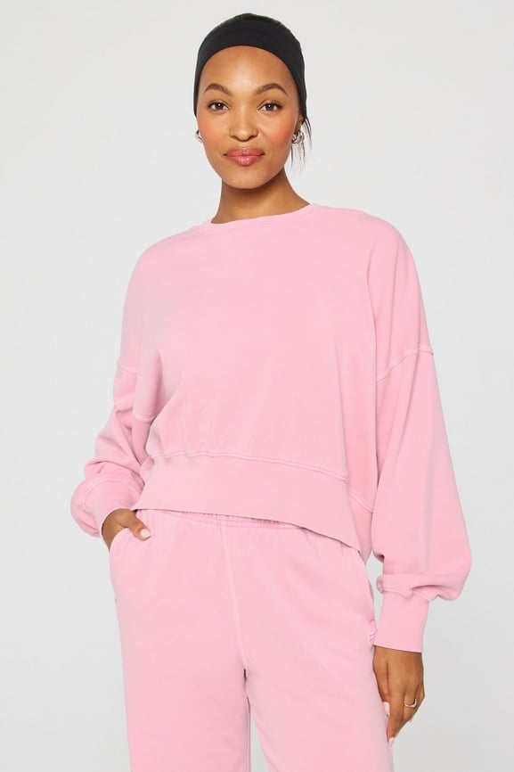 Year Round Terry Crew Neck Sweatshirt