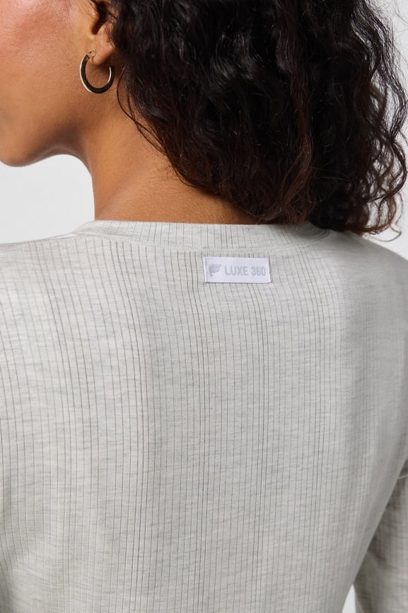 Luxe360 Rib Long-Sleeve Top