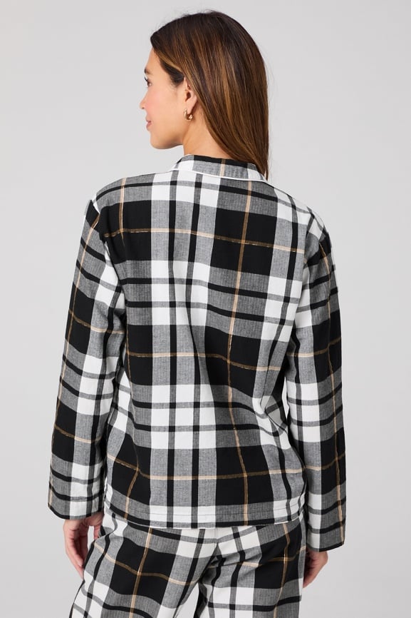 Dream Flannel Long Sleeve Top