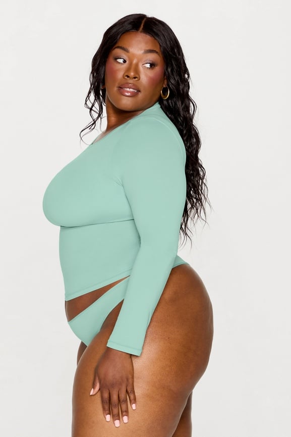 Stretchy Fit Crew Long Sleeve Tee