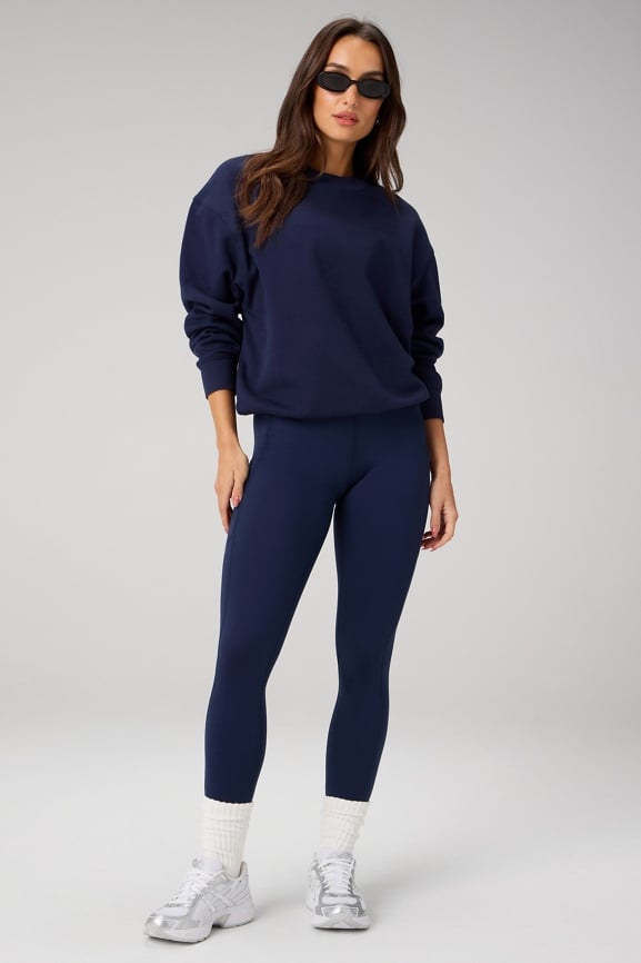 Cozy Fleece Crew Neck Sweatshirt