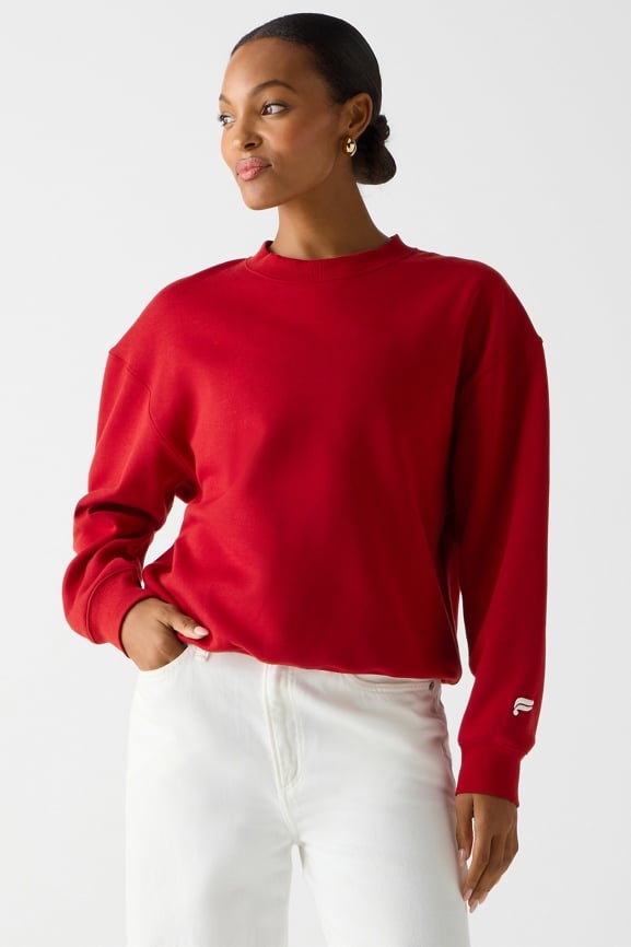 Cozy Fleece Crew Neck Sweatshirt - Fabletics