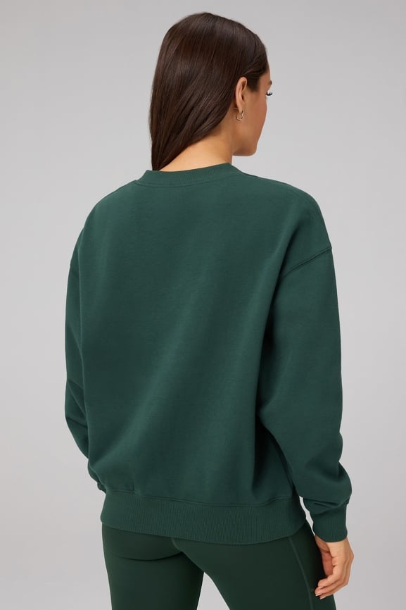 Cozy Fleece Crew Neck Sweatshirt