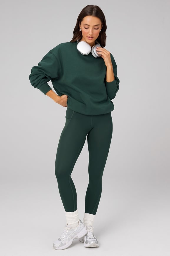 Cozy Fleece Crew Neck Sweatshirt