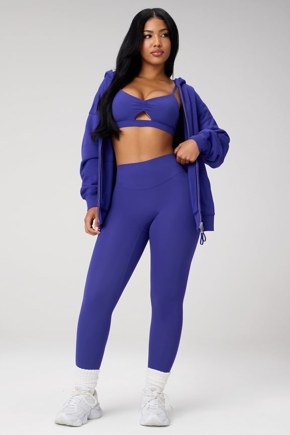 Cozy Fleece Oversized Zip Up Hoodie