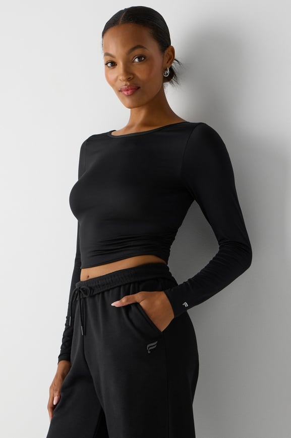 Whisper Crossover Long-Sleeve Top - Fabletics