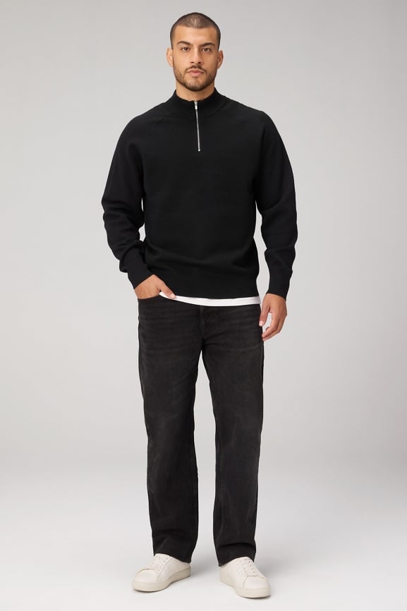 The SoftTouch Quarter Zip Sweater