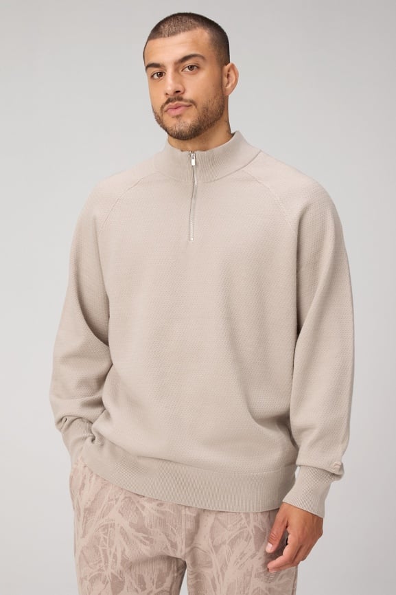 The Softtouch Quarter Zip Sweater