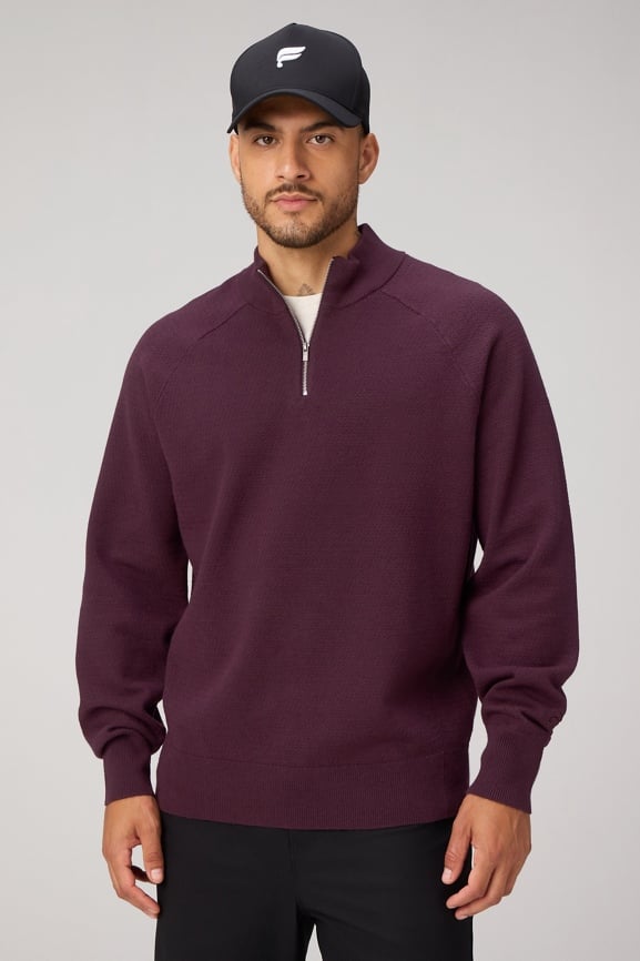 The Softtouch Quarter Zip Sweater Fabletics