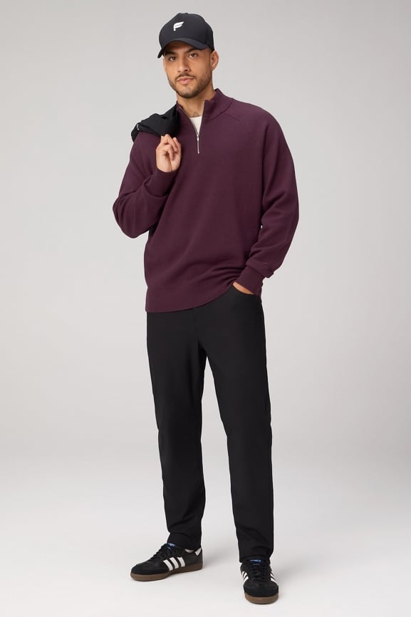 The SoftTouch Quarter Zip Sweater