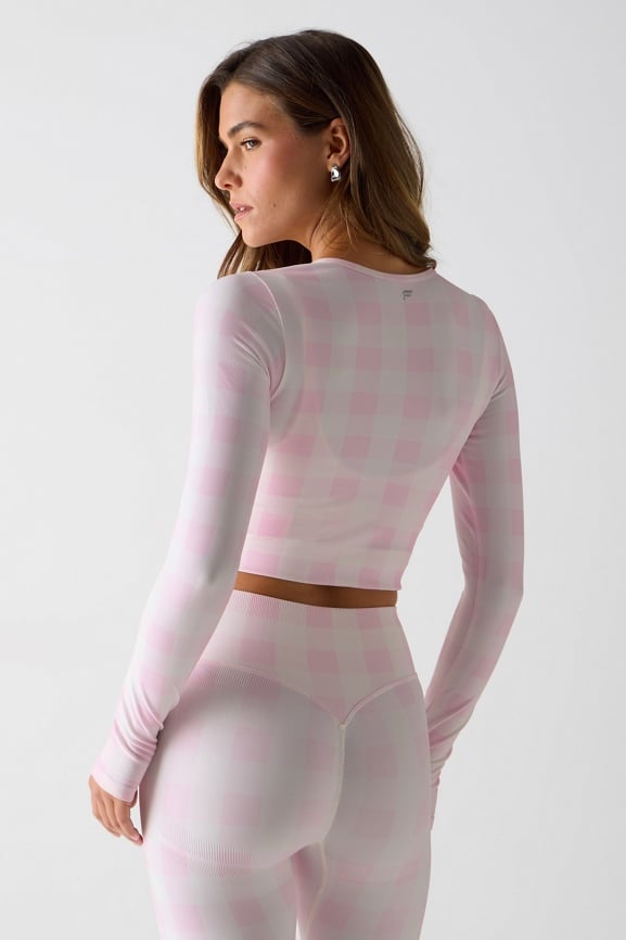Sleek Seamless Long-Sleeve Top