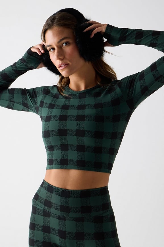 Sleek Seamless Long-Sleeve Top