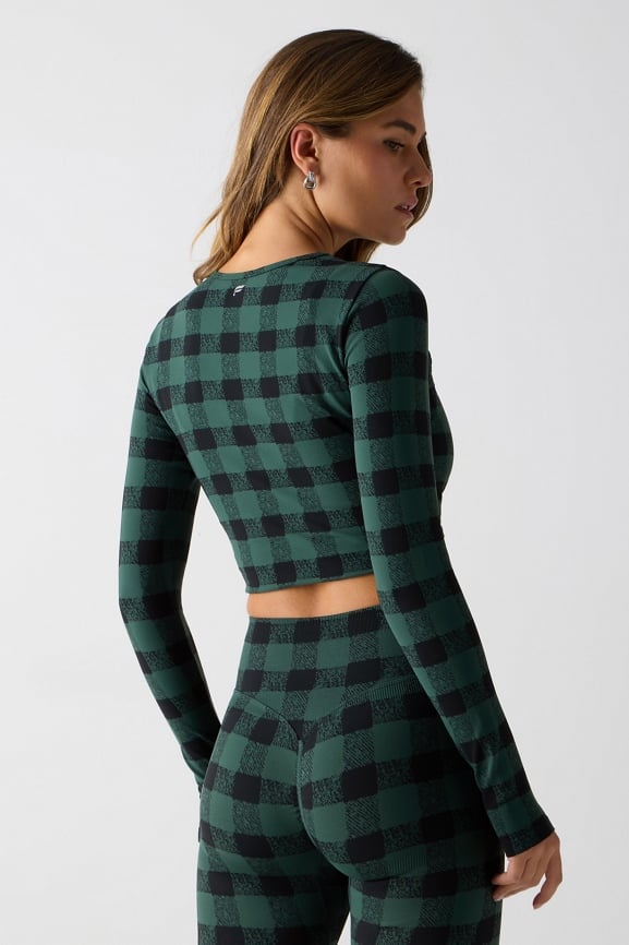 Sleek Seamless Long-Sleeve Top
